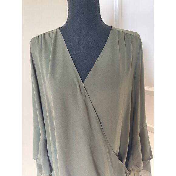 Michael Kors Olive Green Blouse - Picture 4 of 10